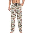 thumbnail image 3 of Top-kevin Vintage Truck Men's Pajama Pants Pjs Bottoms with Pockets Sleep Lounge Pants for Men, 3 of 13