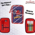 thumbnail image 4 of Estuche grande para lápices de Spiderman de Marvel con set de papelería, 4 of 7