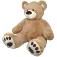 thumbnail image 5 of Anico 59" Tall (5 foot) Giant Plush Teddy Bear - Embroidered Paws and Smiling Face!, 5 of 9