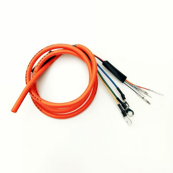 Electric Bicycle Brushless Motor Cable 500W/800W/1000W 2.0/2.5Mm² Pure Copper Orange Motor Wire For E-Bike Cable Accessories