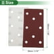 thumbnail image 4 of 70 Pcs Papel de Lija Rectangular 8 Agujeros 60 Grano Hojas de Lijado de Gancho y Bucle Universal para Reacondicionamiento Automotriz 180x95mm Óxido de Aluminio Rojo, 4 of 7