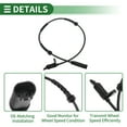 thumbnail image 4 of Unique Bargains ABS Wheel Speed Sensor ABS Sensor Set No.34526858467/34526850764 for BMW 220i 2016-2018 1 Pcs Left Rear Right Rear, 4 of 7