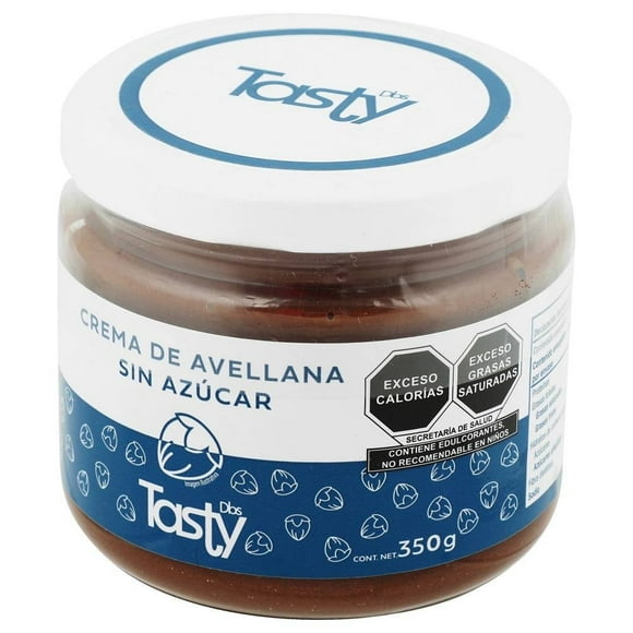 Crema de avellanas Tasty sin azúcar 350 g