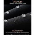 thumbnail image 4 of Pantalones Cargo Rapoo para Hombre Trabajo, Senderismo, Tácticos, Militares y Casuales con Múltiples Bolsillos, Resistente al Agua, Tela Ripstop, Transpirables, Color Negro 30Wx32L, 4 of 6
