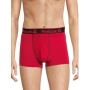 Reebok Men’s Underwear Pro Series Performance Trunk Boxer Briefs, 3-Inch, 3-Pack