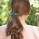 thumbnail image 4 of Herramientas de belleza para pinzas para el cabello estilo mariposa retro para mujer (azul), 4 of 4