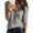 Khaki Blouses Shirts 2, variant on Ernkv Womens Top Dressy Loose Pullover T-shirt Comfy Casual V-Neck Long Sleeve Solid Color Plus Size Blouses Shirts White M