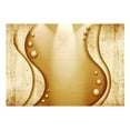 thumbnail image 2 of Tiptophomedecor Peel and Stick Wallpaper Wall Mural - Golden Concrete Metal Fantasy - Removable Wall Decals, 2 of 3