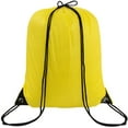 thumbnail image 4 of 10 Colors Drawstring Backpack Bags Sack Pack Cinch Tote Sport Storage Polyester Bag for Gym Traveling, 4 of 6