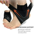 thumbnail image 6 of Spencer 1Pair Unisex Ankle Support Brace Adjustable Ankle Compression Brace Ankle Wrap Fitness Sports Protect Foot Elastic Bandage for Plantar Fasciitis - M, 6 of 10