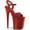 Red Glitter/Red Glitter, variant on Women's Pleaser Flamingo 810LG Ankle-Strap Sandal