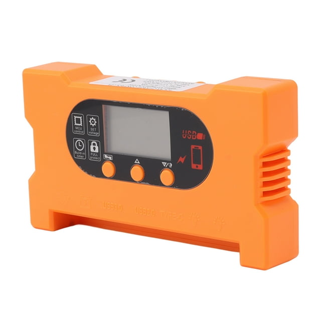 Controlador De Descarga De Carga Solar, Controlador De Carga Solar De Ajuste Manual Universal Para Carga De Batería De 12 V 24 V