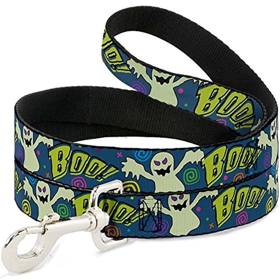 Buckle-Down DL-W30784 Ghost Boo! Blue Multi Color Dog Leash