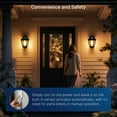 thumbnail image 3 of Jaspertronics Dusk to Dawn Outdoor Sensor A19 LED Edison Bulb 9W 800LM Vintage Filament E26 Base Auto On/Off Photocell 2700K Daylight 2 Unit per pack, 3 of 8