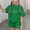 Green, variant on Cethrio Girls St. Patrick's Day Outfit Sets, Summer Short Sleeve 2 Piece Girls' Clothing Sets Purple Size 7-8