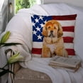 thumbnail image 3 of Carolines Treasures BB9721PW1414 Tibetan Mastiff Patriotic Fabric Decorative Pillow 14Hx14W multicolor, 3 of 4