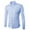 Light Blue, variant on Iugvhana Men's Slim Fit Business Dress Shirt Long Sleeve Button Down Shirts with Collared Casual Solid Cotton Shirts Tops Light Blue XL