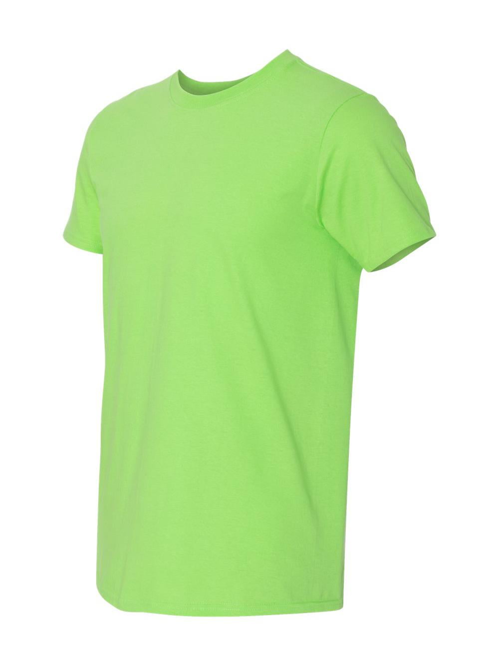 Gildan - Softstyle T-Shirt - 64000 - Lime - Size: M - Walmart.com