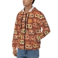 thumbnail image 3 of Naloa Brown Owl Men’s Hoodies, Zip up Hoodie, Sweatshirts,Hoodies for Men Sizes S-3XL-Medium, 3 of 5