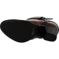 thumbnail image 4 of Dollhouse Womens Purpose Strappy Buckle Chunky Heel Fashion Bootie, 4 of 4