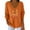 Orange, variant on T Shirts for women Sequin Pumpkin Print Casual Striped Fabric Long Sleeve Halloween Shirt Going Out Tops Black