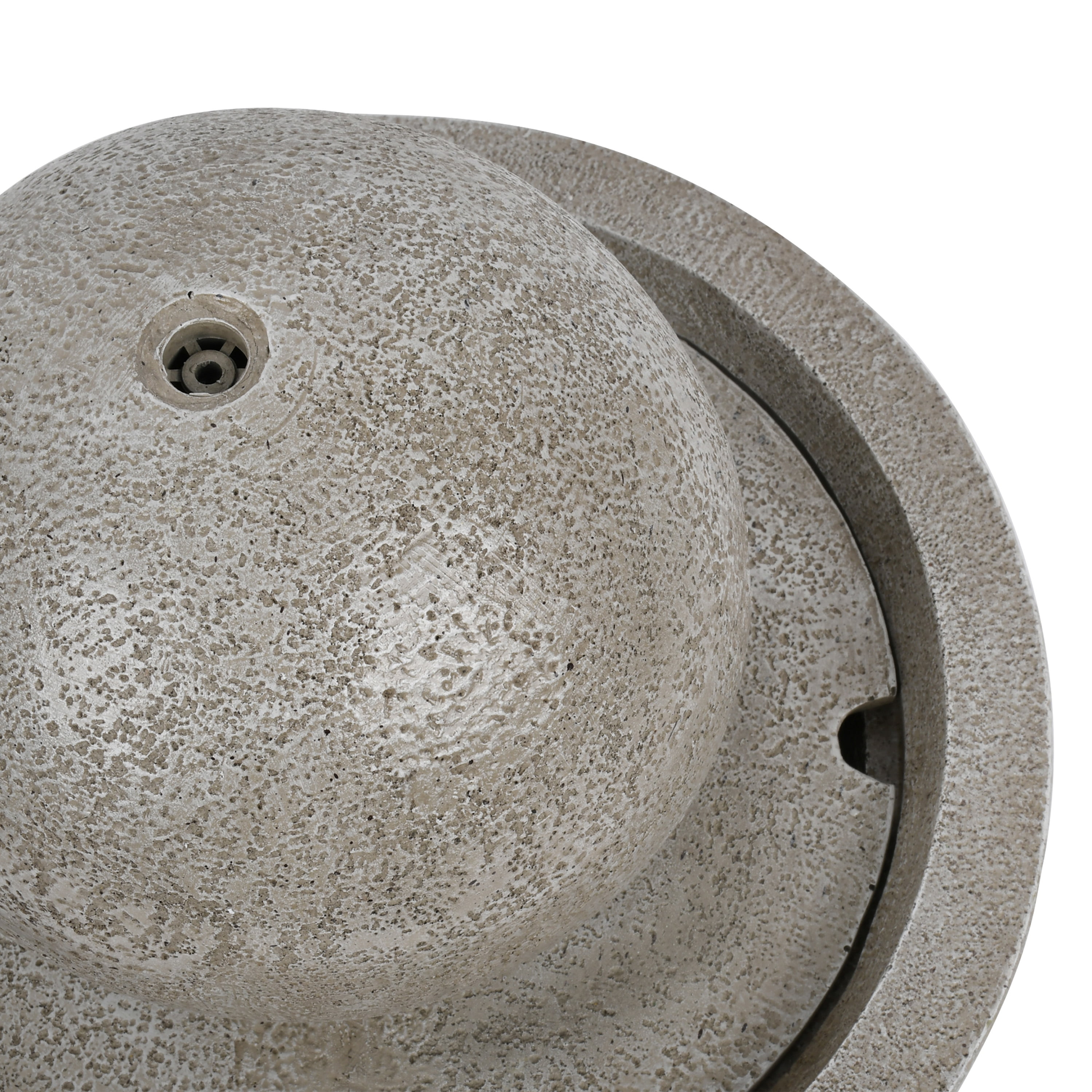 Better Homes & Gardens 12''D Outdoor Resin Tan Tabletop Fountain