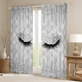 thumbnail image 2 of Homewish 2pcs Women Eyelashes Curtains, 42x63, 2 of 6