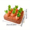 thumbnail image 1 of Baby And Child Play House Baby Educational Early Education Plucking Carrot Game Plush Toy, Montessori Teaching Aids, Children's Moving Brain, Baby Memory, Educational Early Education Refining Action, 1 of 4