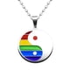 thumbnail image 4 of 2x Collar de cadena de material acero inoxidable con colgante de perro de, 4 of 9