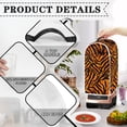 thumbnail image 4 of HELLHERO Tiger Stripe Not Easy to Fade 15.94"H x 9.45"L x 7.28"W Kitchen Accessories Stylish Polyester Blender Dust Cover, 4 of 6