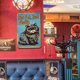 thumbnail image 5 of Placa Metal Vintage Pintura Hierro Rectangular Gato Arte Pared Bar para El 20x30cm, 5 of 9