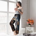 thumbnail image 5 of Salouo Oil Painting Tribal Wolf Print Women's Pajama Pants Casual Loose Sweatpants PJs Flowy Pants Drawstring Palazzo for Women Wide Leg Pants Lounge Pajama -XX-Large, 5 of 8