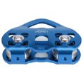thumbnail image 4 of Lixada Lixada Dual Sheave Climbing Pulley with Screw Lock Carabiner Set for Rescue and Mountaineering - Blue, 4 of 6