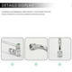 thumbnail image 5 of Pot Filler Kitchen Sink Faucet Wok Faucet Wall mounted Pot Filler Faucet (300mm), 5 of 5