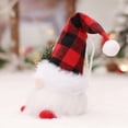 thumbnail image 4 of Christmas Glowing Santa Claus Gnomes Plush, Handmade Swedish Tomte Scandinavian Figurine Nordic Gnome Plush Ornament, 4 of 8