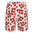 thumbnail image 6 of Kdxio Tomato Pattern Mens Casual Shorts - Drawstring Summer Beach Sports Shorts for Men, 6 of 9