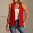 thumbnail image 5 of Women's Vests Sleeveless Blazers for Women Suit Jackets Dressy Business Casual Outfits for Work Casual, 5 of 9
