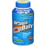 One Source Daily Advanced For Active Adults Multivitamin Caplets, 270 Count