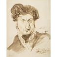thumbnail image 3 of Horace Vernet 15x18 Black Modern Framed Museum Art Print Titled - Caricature of Charles-Henri Plantade (19th Century), 3 of 5