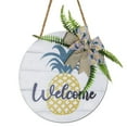thumbnail image 2 of BKER Farmhouse Cute Pineapple Door Sign Eye Catching Door Front Hanging Farmhouse Door Hanging Easter Welcome Decoration Home Pineapple Door Decoration, 2 of 5
