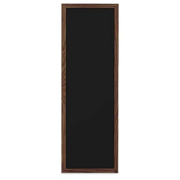UVP UV829-BLACK-WALNUT Black dry erase board 12' x 36' Walnut hardwood frame