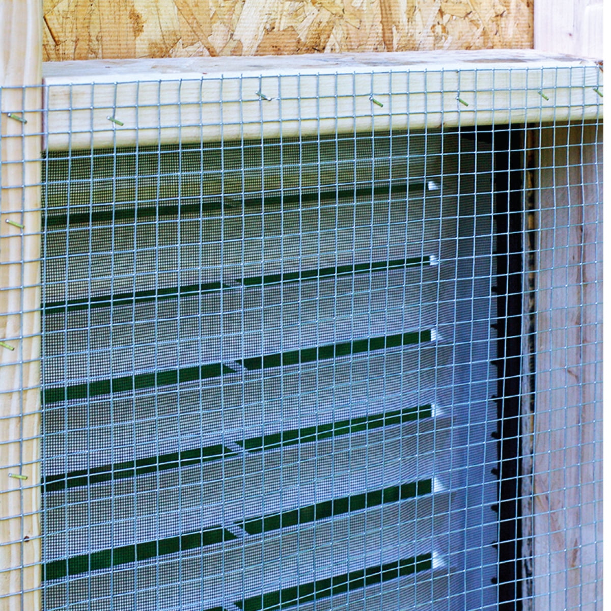 Garden Zone 24in H x 10ft Steel Hardware Cloth Fence with 1/2in Mesh