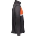 thumbnail image 5 of Holloway Sportswear S Prism Bold 1/4 Zip Pullover Black/Orange 222591, 5 of 5