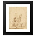 thumbnail image 2 of Rembrandt van Rijn 12x14 Black Modern Framed Museum Art Print Titled - An Artist in His Studio (1630), 2 of 5