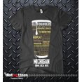 thumbnail image 2 of Michigan Beer Shirt - Black, Small | Typography Print Craft Beer Gift for Him, 2 of 2