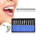 thumbnail image 4 of 10pcs de acero de tungsteno de nitrato de carburo Burs Taladros dentales de alta velocidad cabe MABOTO Cabezas de molienda, 4 of 4