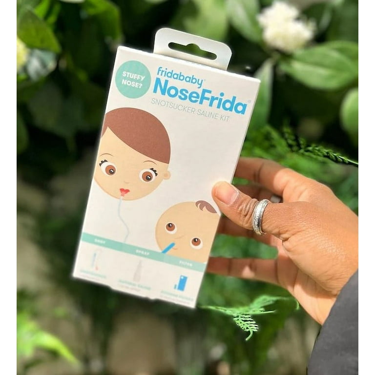 Baby Nasal Aspirator NoseFrida the SnotSucker with 20 Extra Hygiene Filters  by Frida Baby – New Dad Essentials