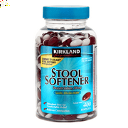 Kirkland Signature Stool Softener Docusate Sodium 100 mg - 400 Softgels