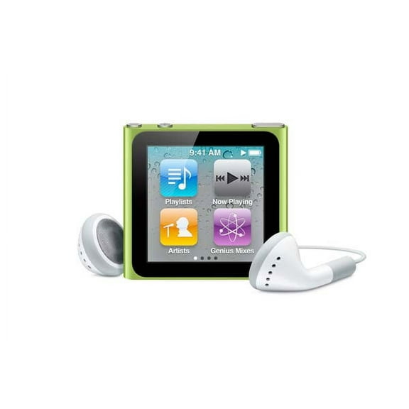 Pre-Owned Apple iPod Nano 6th Generation 8GB Green in Plain White Box (Good)