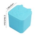 thumbnail image 3 of Sokhug Easter Bunny Silicone Snack Containers - Leakproof Mini Food Storage for Salad Dressing, Bento Lunch Box, 2.2in, Blue, 3 of 6